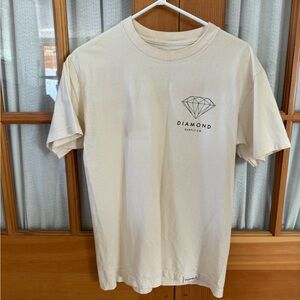Diamond Supply Co Medium White/Cream T-Shirt.